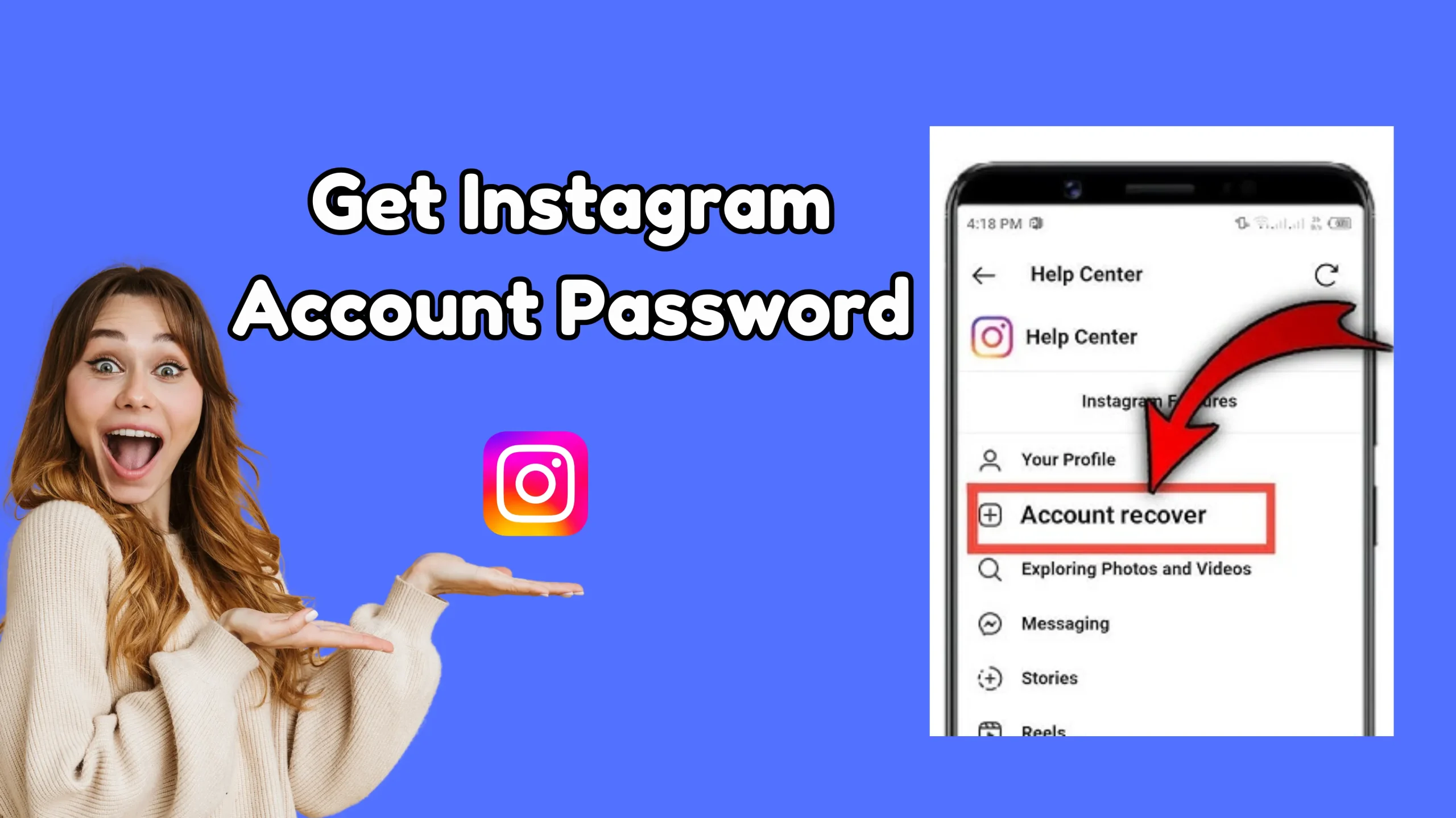 How to Get an Instagram Account Password Without Mobile Number?